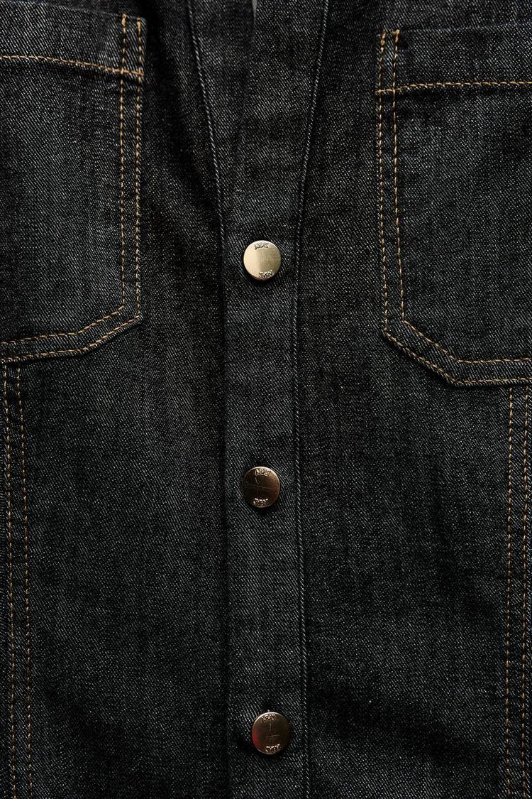 Denim Shirt and Trousers Set for Women 4