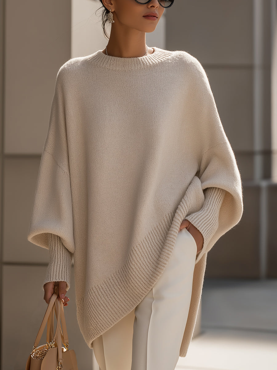 Effortless Elegant Oversized Poncho for Women 0