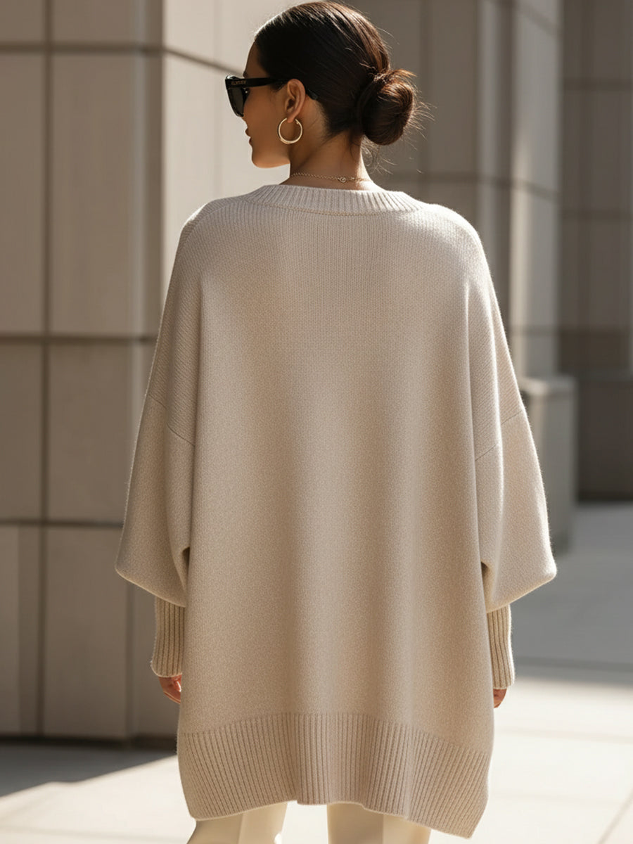 Effortless Elegant Oversized Poncho for Women 3