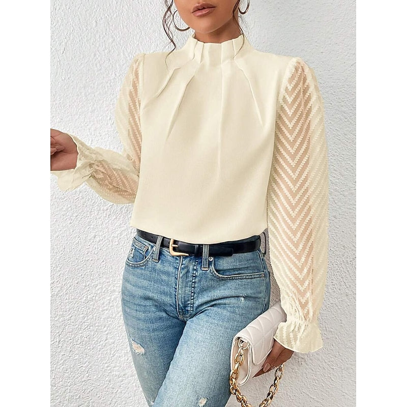 Elspeth | Elegant High-Neck Blouse 7