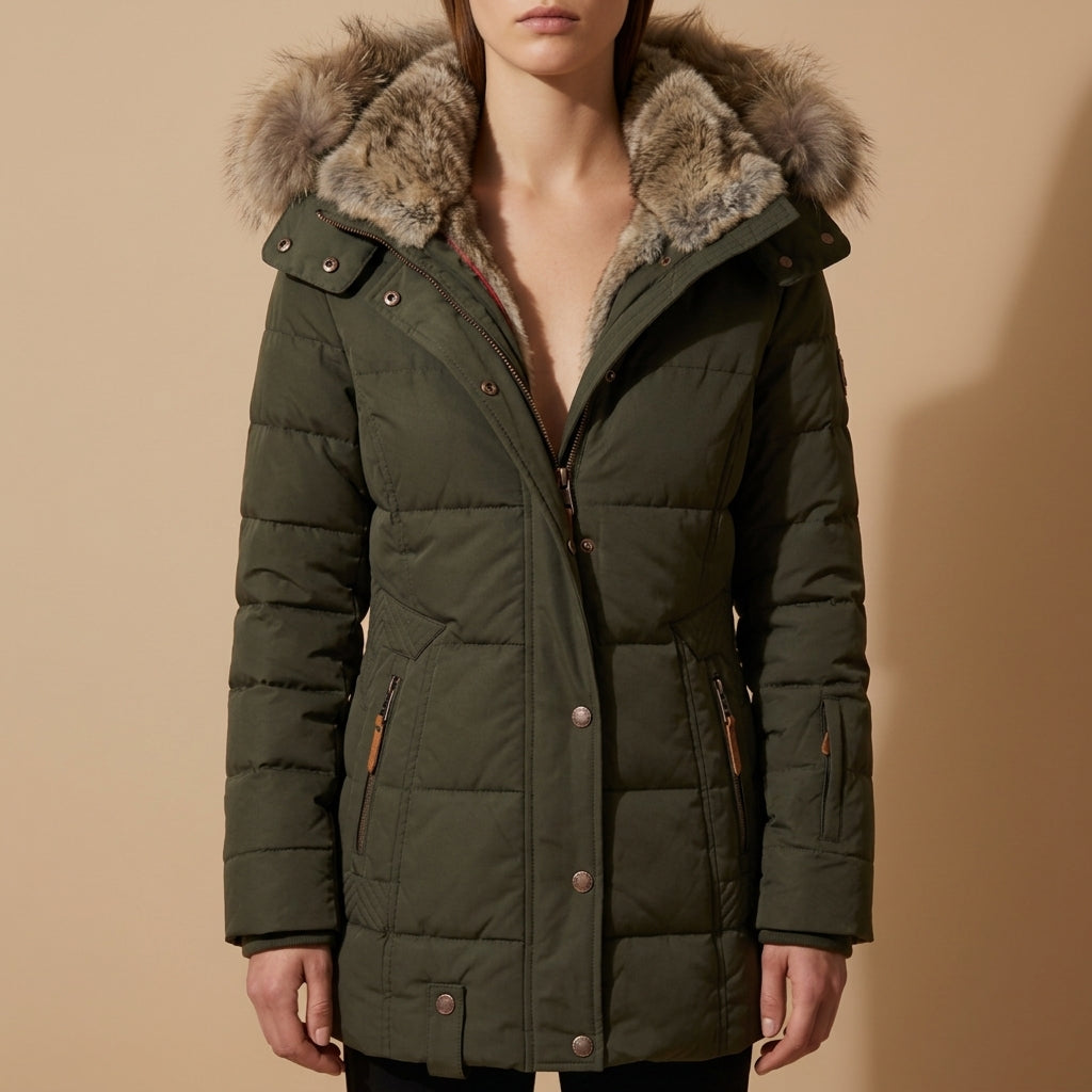Ericeira Faux Fur Hood Puffer Jacket 2