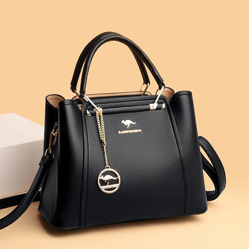 Luxury soft leather shoulder and crossbody bag for women 1