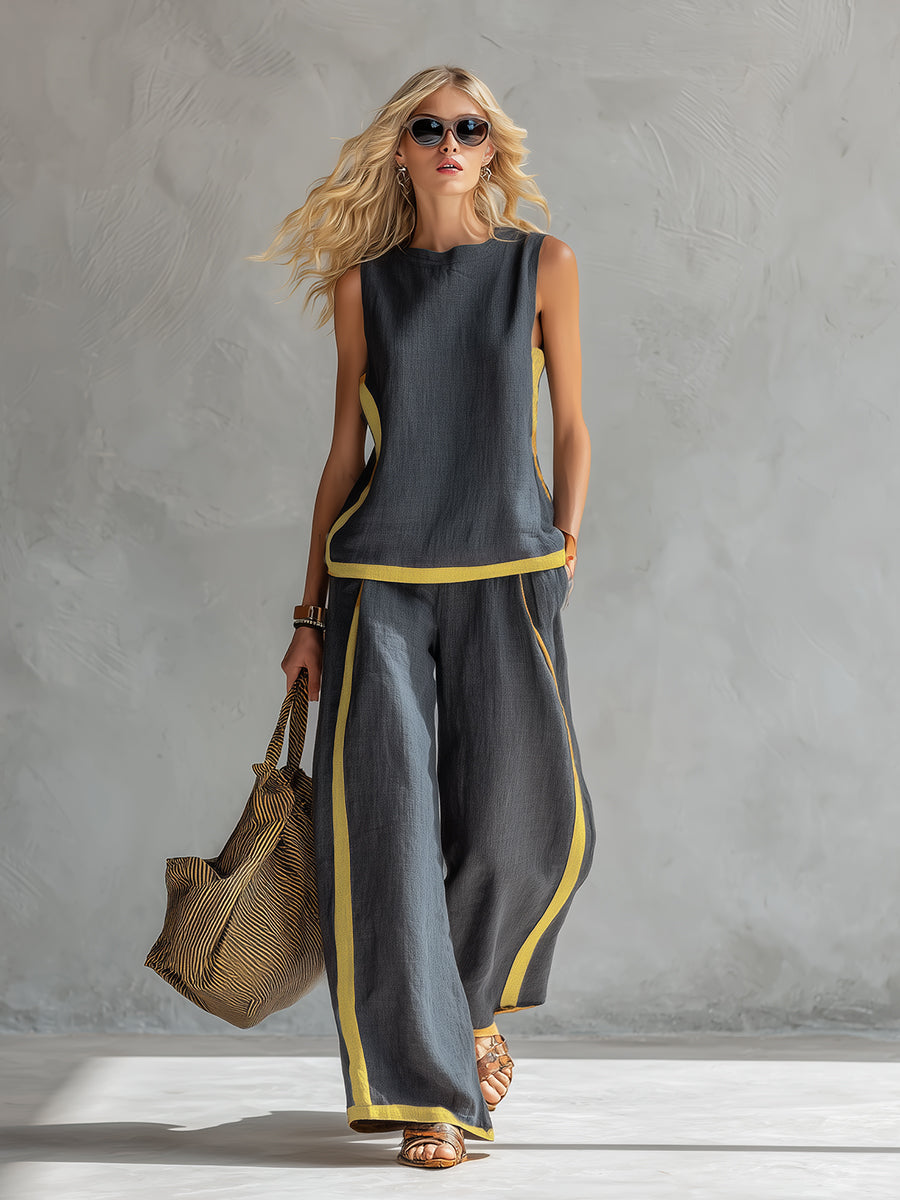 MOREAU LYON | CHIC LINEN SET FOR WOMEN 0