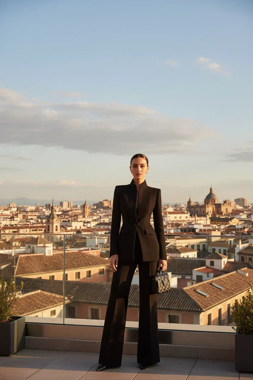 MOREAU LYON | CHIC TWO-PIECE FORMAL SUIT FOR WOMEN 7