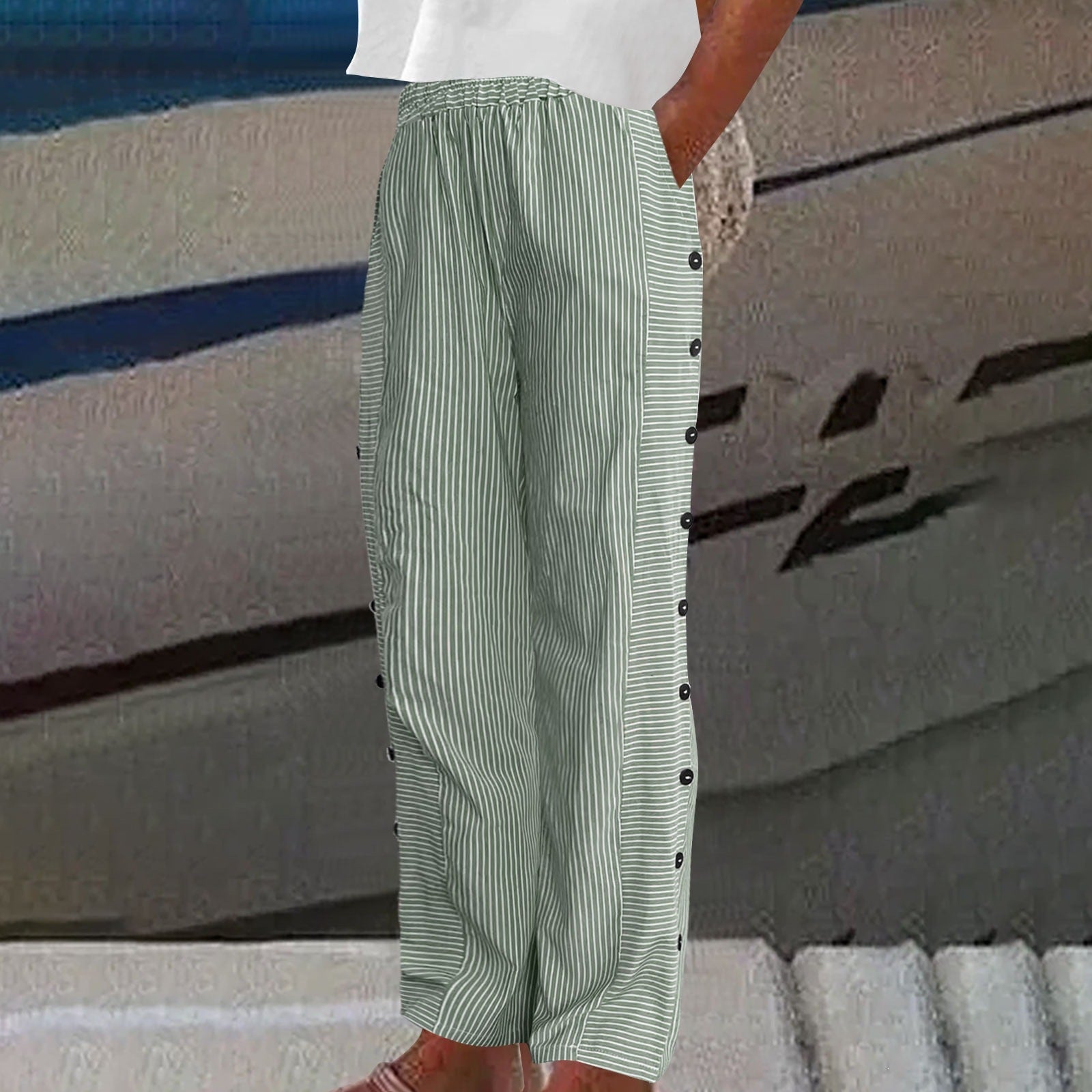 MOREAU LYON | STRIPED TROUSERS FOR WOMEN 2