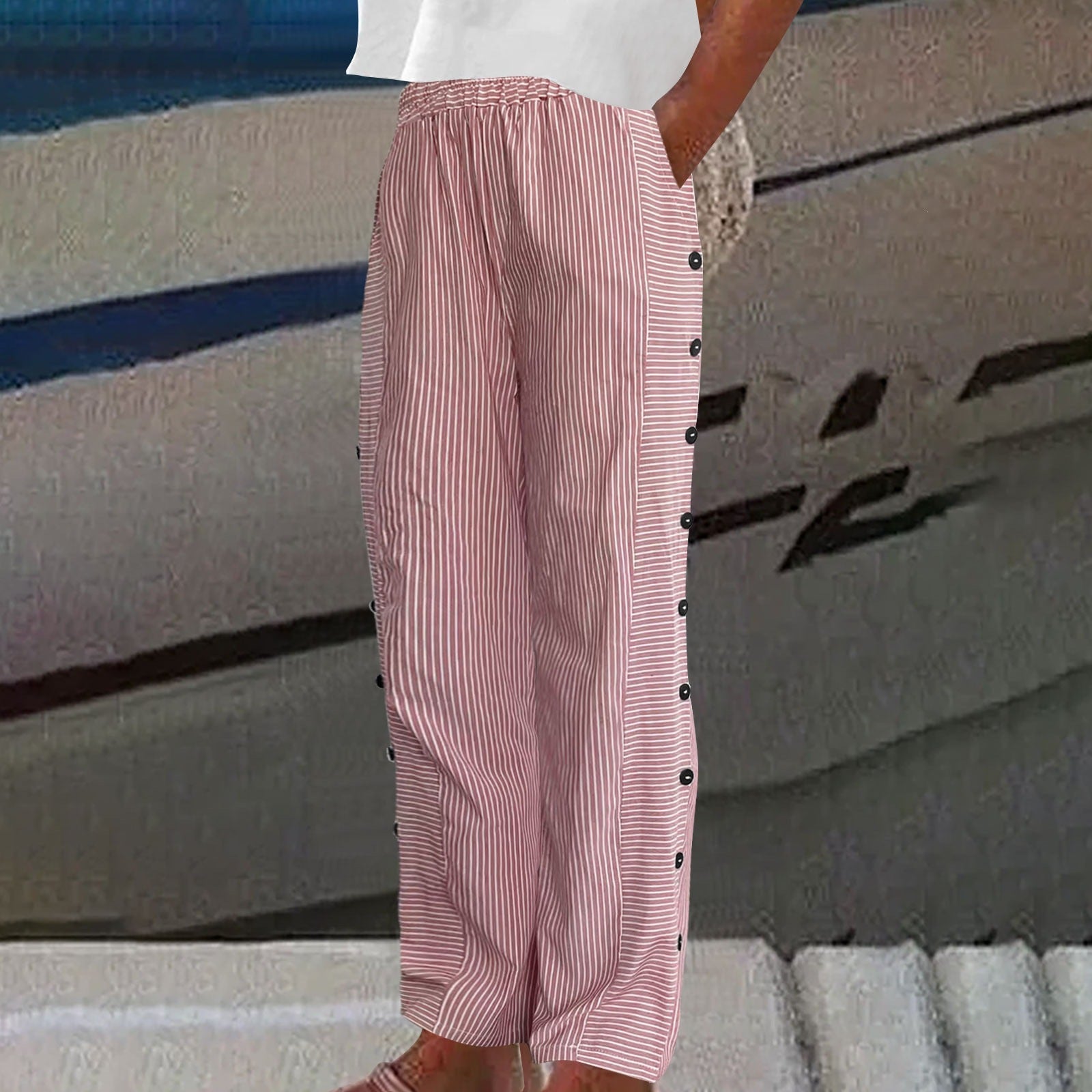 MOREAU LYON | STRIPED TROUSERS FOR WOMEN 3