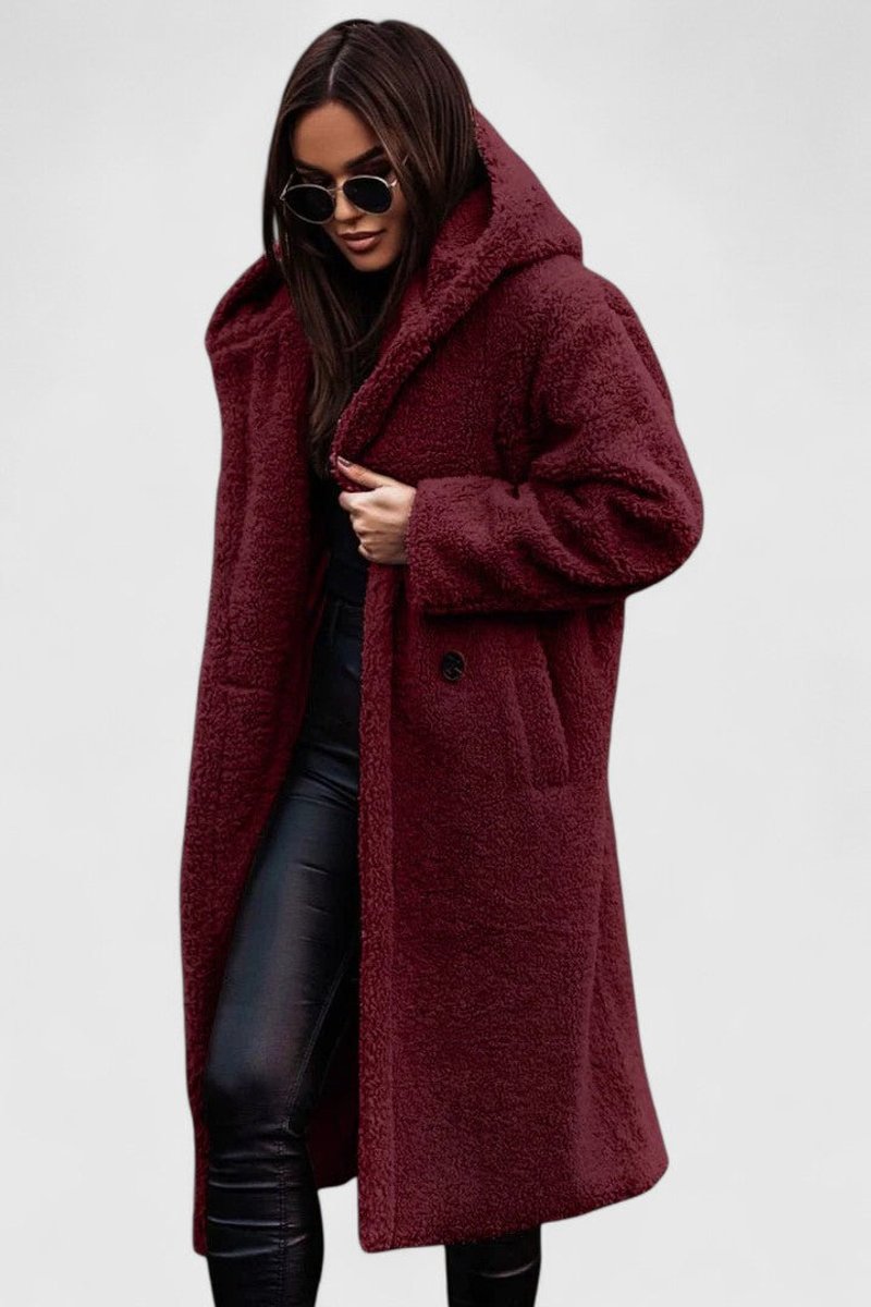 Madison | Women's Jacket Oversized Long Teddy Fleece Winter Coat 3