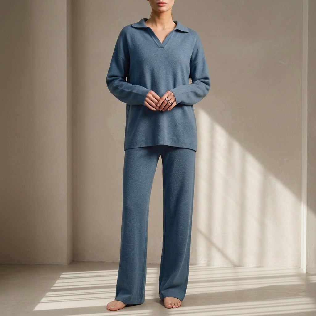 Porec Knit Polo Two-Piece Set 2