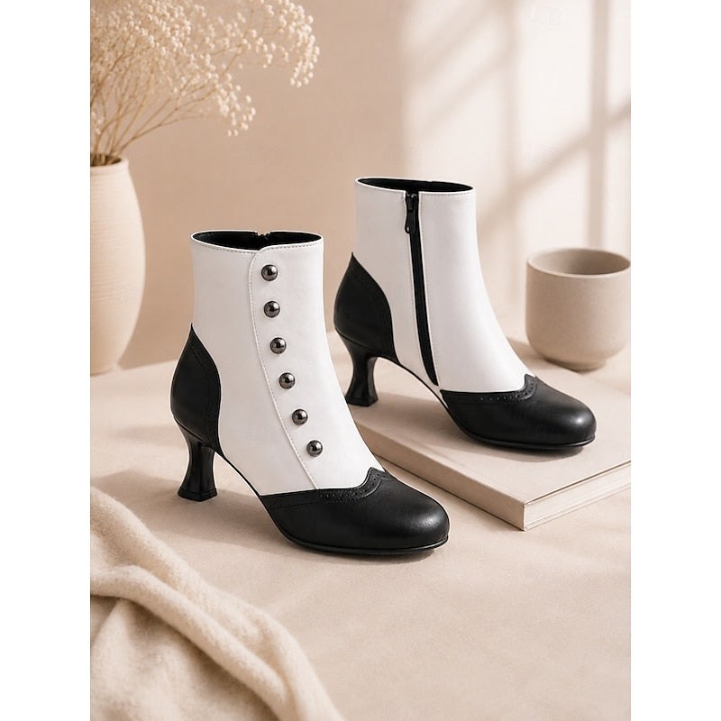 Prudence | Vintage Buttoned Ankle Boots 0