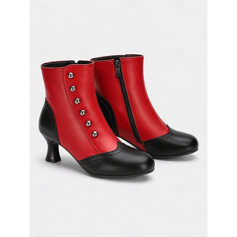Prudence | Vintage Buttoned Ankle Boots 10