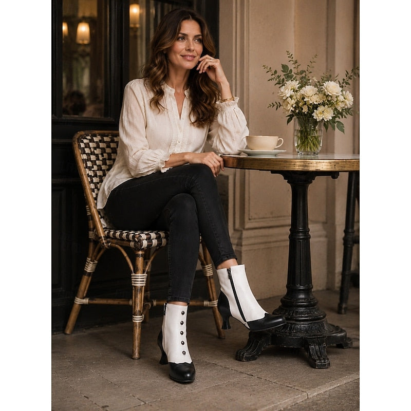 Prudence | Vintage Buttoned Ankle Boots 4