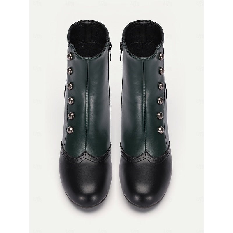 Prudence | Vintage Buttoned Ankle Boots 7