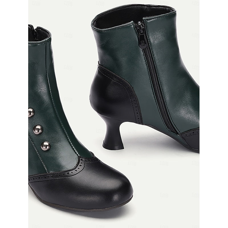 Prudence | Vintage Buttoned Ankle Boots 8