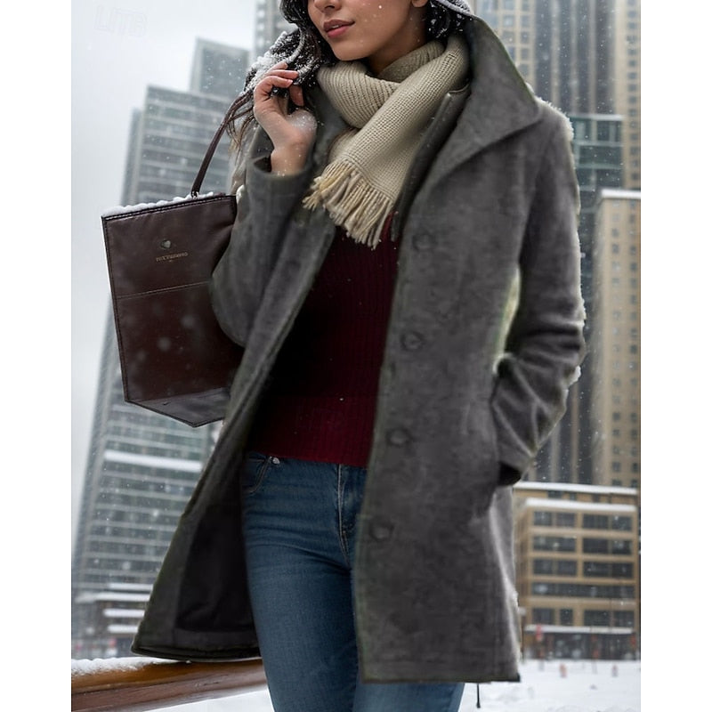 Rosalind | Timeless Turndown Collar Coat 2