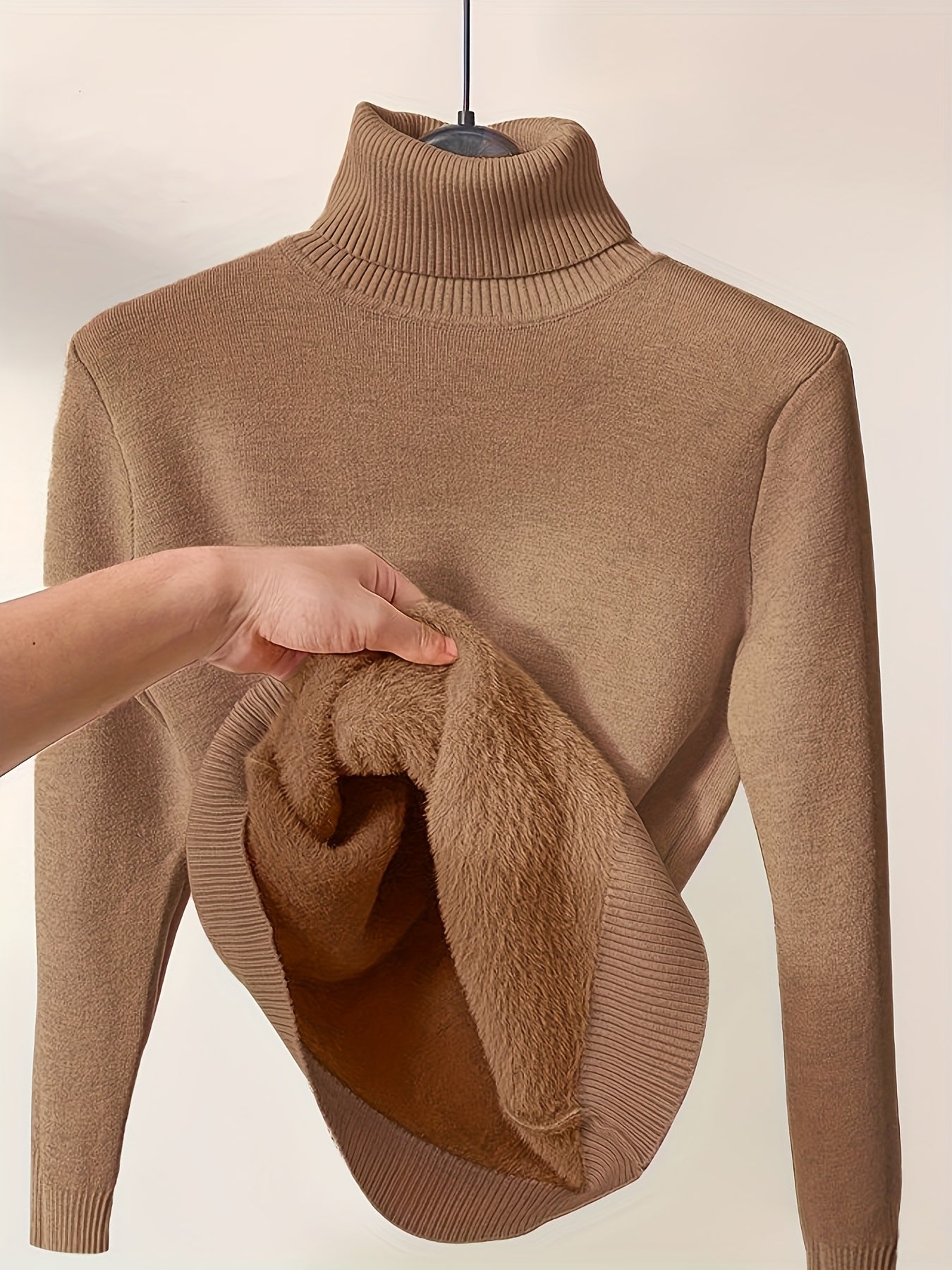 Selena | Cozy Lined High-Neck Sweater 1