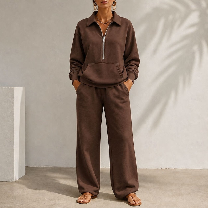 Waverly | Relaxed Zip-Collar Two-Piece Set 4