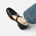 Mary Jane Orthopedic Flats Ankle Strap Low Heel