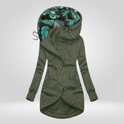 Women's Asymmetric Zip Longline Hooded Jacket