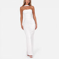 Strapless Wedding Guest Bodycon Maxi Dress