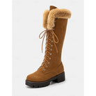 Aurelia | Cozy Lace-Up Knee-High Winter Boots 4