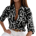 Beatrice | Long Sleeve Allover Print Shirt 4
