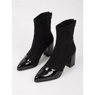 Beatrix | Cap-Toe Chunky Heel Ankle Boots 0