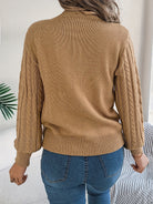 Blythe | Cable-Knit Textured Sweater 2