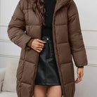 Camilla | Hooded Longline Puffer Coat 0