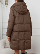 Camilla | Hooded Longline Puffer Coat 1