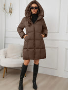 Camilla | Hooded Longline Puffer Coat 3