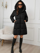 Camilla | Hooded Longline Puffer Coat 8