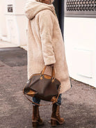 Camille | Cozy Reversible Long Coat 4