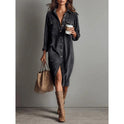 Cassandra | Relaxed Button-Front Shirt Dress 2
