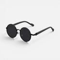 Round Metal Frame Gradient Lens Sunglasses
