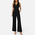 Waistcoat and Trousers Sleeveless Two Piece Set