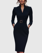 Claribel | Refined Midi Dress 0