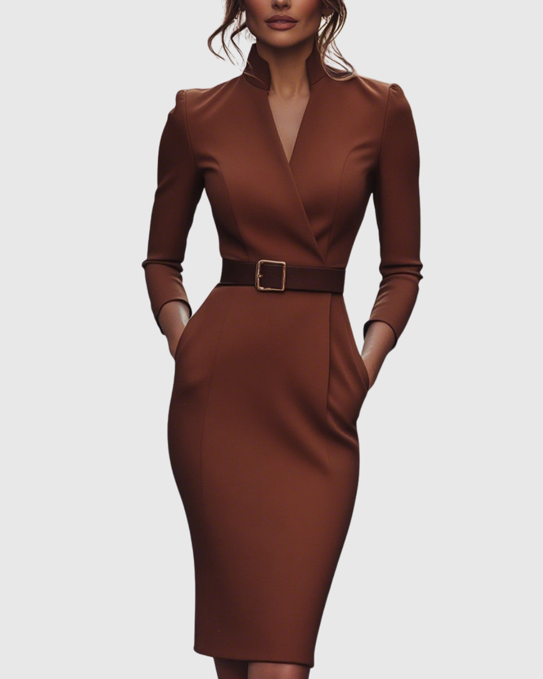 Claribel | Refined Midi Dress 12