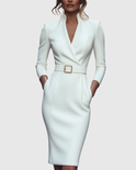 Claribel | Refined Midi Dress 8