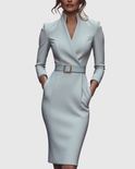 Claribel | Refined Midi Dress 9