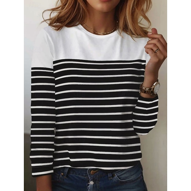 Constance | Striped Long Sleeve Top 9
