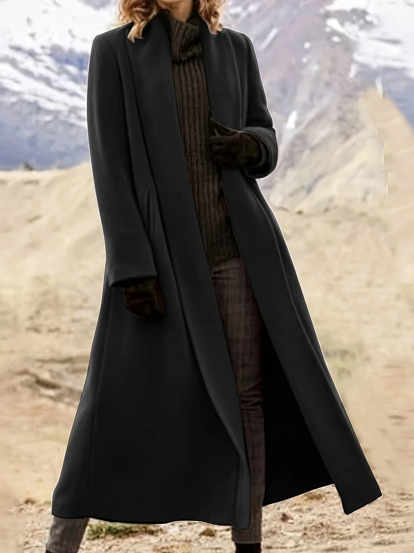 Cordelia | Elegant Longline Coat 6