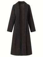 Cordelia | Elegant Longline Coat 7