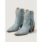 Corinne | Tasseled Western Ankle Boots 0