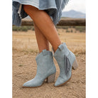 Corinne | Tasseled Western Ankle Boots 1