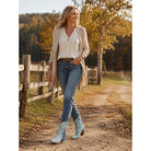 Corinne | Tasseled Western Ankle Boots 2