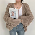 Women's Open Front Chunky Knit Cardigan