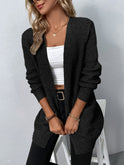 Women's Open Front Knit Cardigan with Pockets