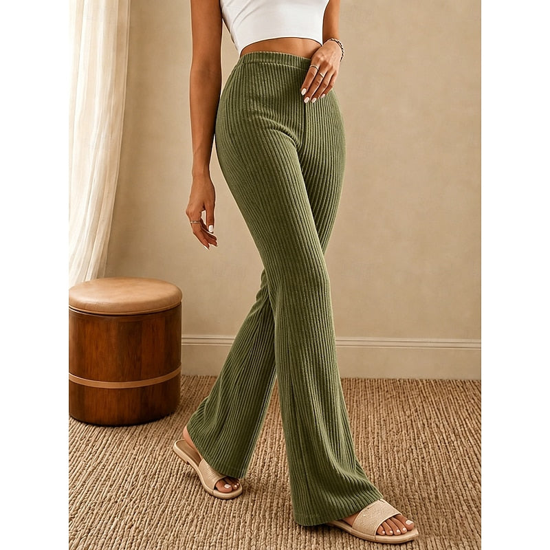 Delaney | Elegant High-Waist Flare Pants 2