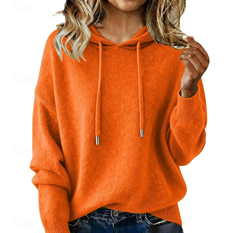 Delphine | Relaxed Hooded Knit Sweater 3