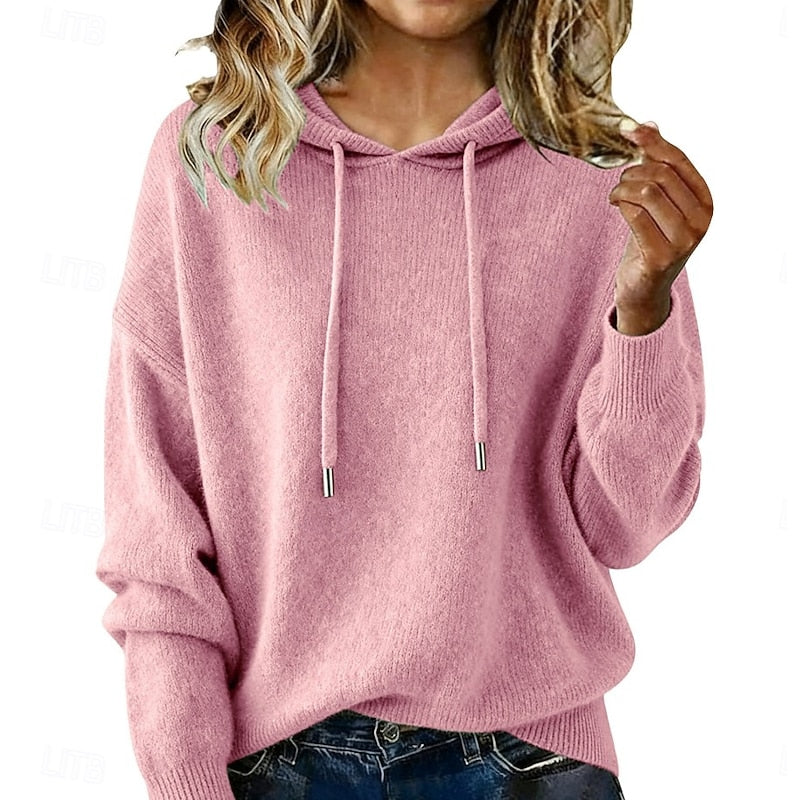 Delphine | Relaxed Hooded Knit Sweater 4